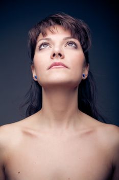 glamour portrait of beautiful women on dark background