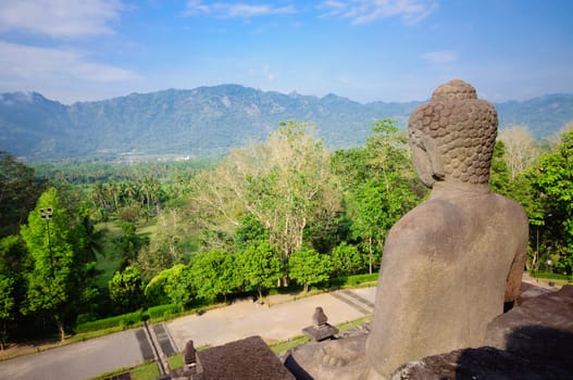  9th-century Buddhist Temple in Magelang, Central Java