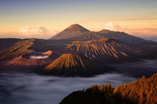 Bromo volcano,Tengger Semeru National Park, East Java, Indonesia