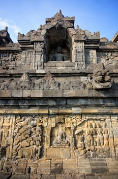  9th-century Buddhist Temple in Magelang, Central Java