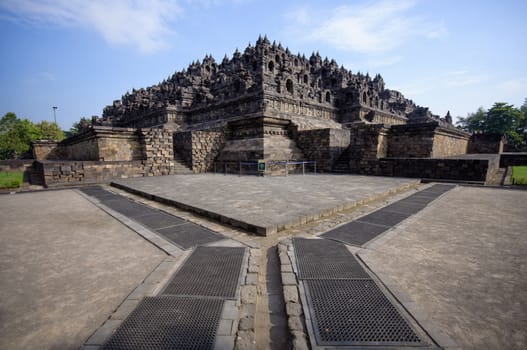  9th-century Buddhist Temple in Magelang, Central Java