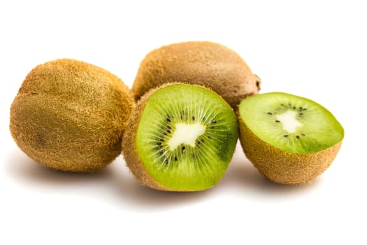 Kiwi fruit isolated on white background