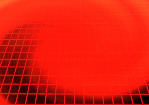 Abstract grid background with wired web cells