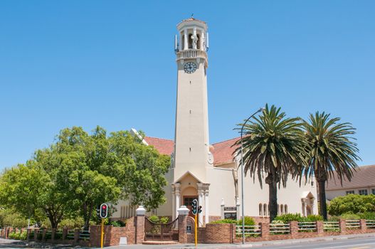 CAPE TOWN, SOUTH AFRICA - DECEMBER 10, 2014:  Dutch Reformed Church in Somerset West near Cape Town