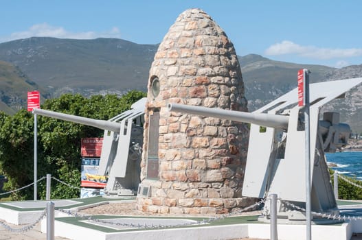 HERMANUS, SOUTH AFRICA - DECEMBER 10, 2014:  Memorial for Hermanus citizens who died during several wars.