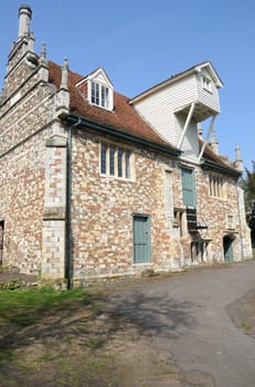 Bourne Mill Colchester Essex in portrait aspect