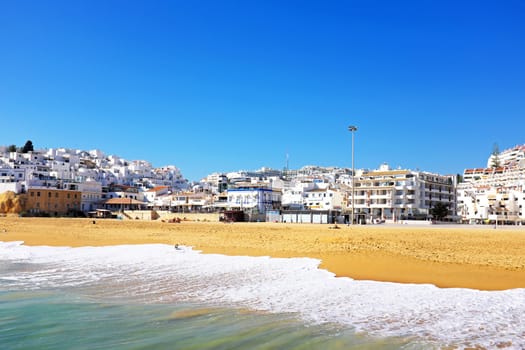 View on Albufeira in the Algarve Portugal