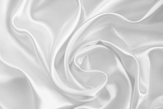 Smooth elegant white silk or satin can use as wedding background