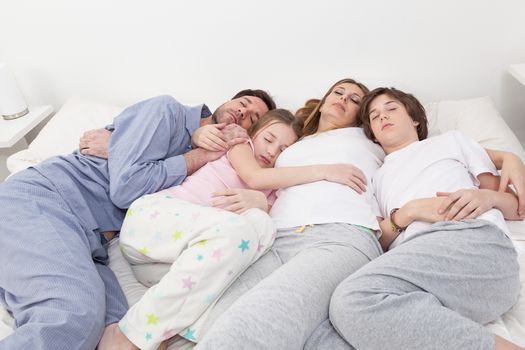 Family sleeping