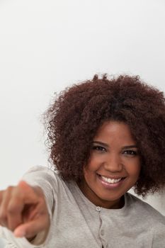portrait of a beautiful black woman