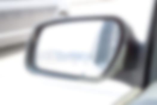 blurred car mirror can be used as background