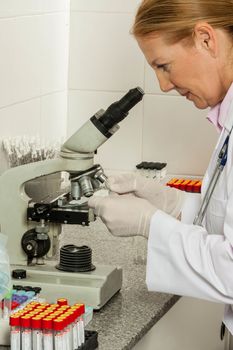 scientific woman in a lab