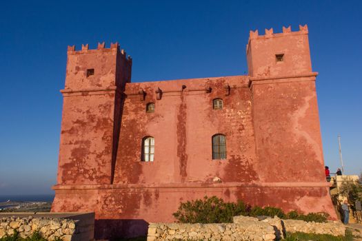 typical watchtower military purposes on the coasts of Malta