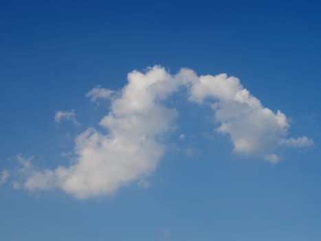 Nice cloud in blue sky