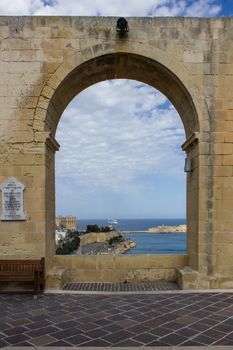 One of the most beautiful parks in Valletta, with a panoramic view from the bastion of St. Peter and Paul