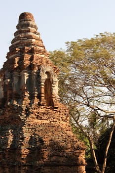 pagodas remains. Wiang Kum Kam, Chiangmai, Thailand