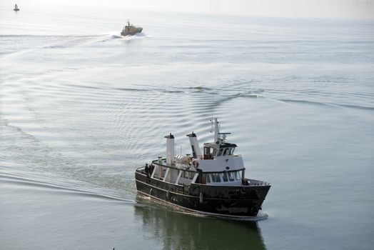 cobh ferry boat coming into dock with passengers