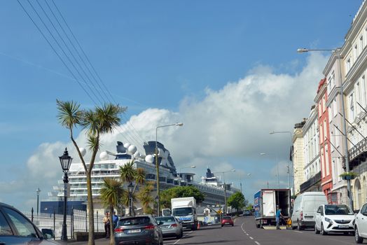 celebrity infinity cruise ship docked at cobh in ireland