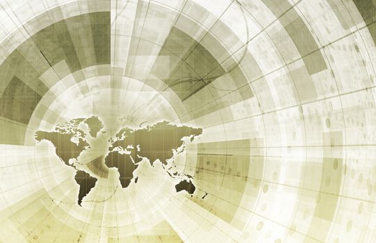 World Community as a Technology Concept Art