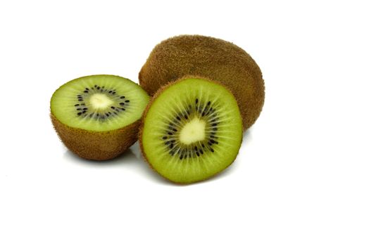 Kiwi fruit isolated on a white background