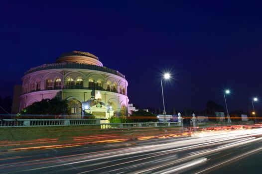 Vivekananda house at dusk