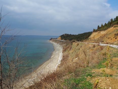 ANZAC cove, site of World War I landing of the ANZACs on the Gallipoli peninsula in Turkey.