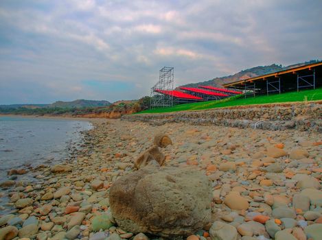 ANZAC cove, site of World War I landing of the ANZACs on the Gallipoli peninsula in Turkey.