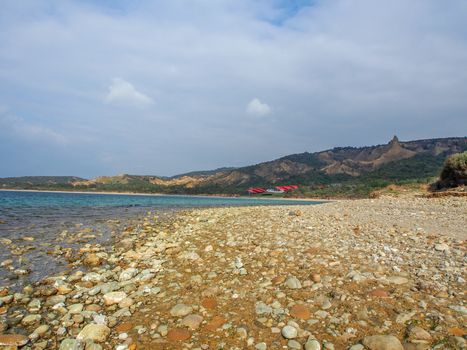 ANZAC cove, site of World War I landing of the ANZACs on the Gallipoli peninsula in Turkey.