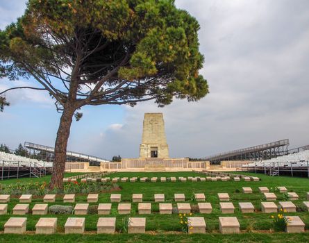 Lone Pine Lone Pine ANZAC Memorial at the Gallipoli Battlefields in Turkey.