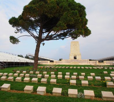 Lone Pine Lone Pine ANZAC Memorial at the Gallipoli Battlefields in Turkey.