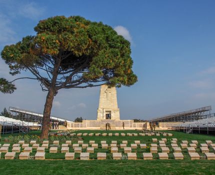 Lone Pine Lone Pine ANZAC Memorial at the Gallipoli Battlefields in Turkey.