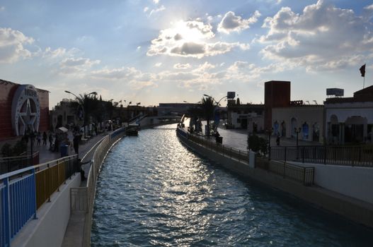 Global Village in Dubai, UAE. The Global Village is claimed to be the world's largest tourism, leisure and entertainment project.