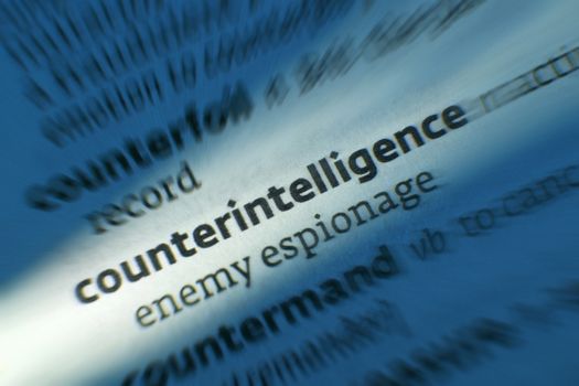 Counterintelligence - Dictonary Definition. Counterintelligence and espionage are activities designed to prevent or thwart spying, intelligence gathering, and sabotage by an enemy.