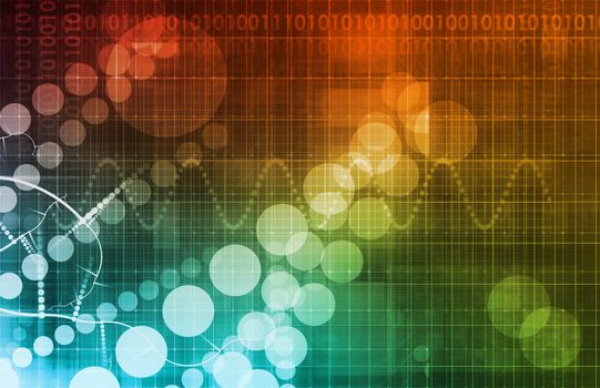 Medical Abstract Background with Science Theme Abstract
