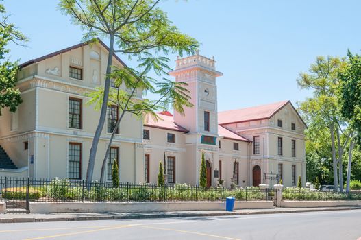 Original building of the Paarl Gymnasium, an Afrikaans Boys High School, opened in 1858