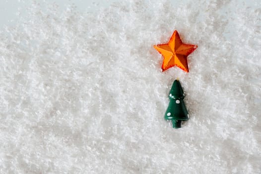 Christmas tree and star