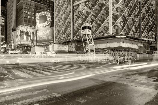 NEW YORK CITY - MAY 22, 2013: Times Square on a spring day. Approximately 330,000 people pass through Times Square daily