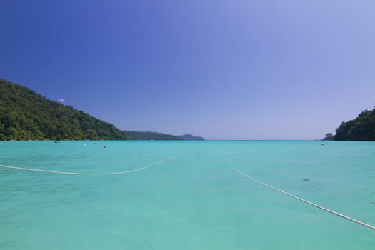 beach and tropical sea Surin island,Thailand