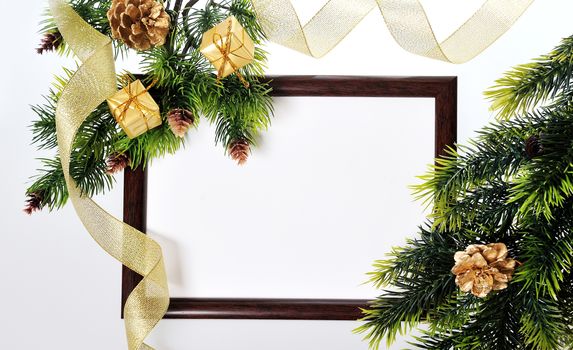 Christmas frame, place for your text