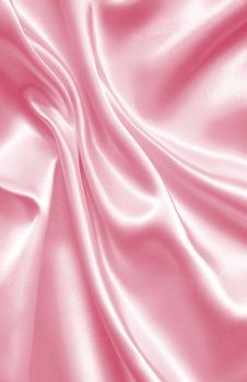 Smooth elegant pink silk or satin can use as wedding background