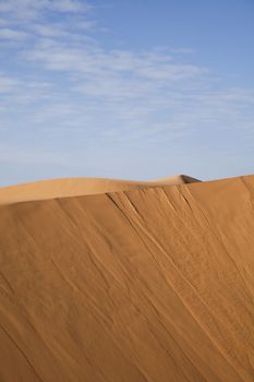 Desert sand, colorful vibrant travel theme