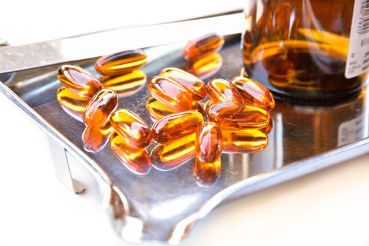Lecithin gel vitamin supplement capsules