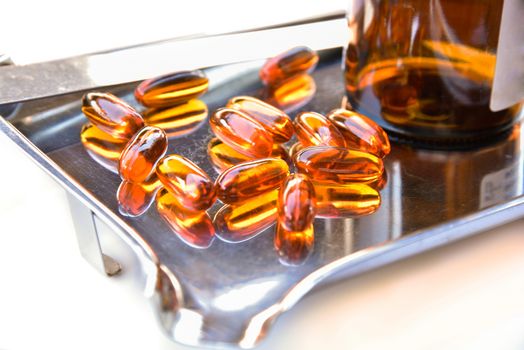 Lecithin gel vitamin supplement capsules