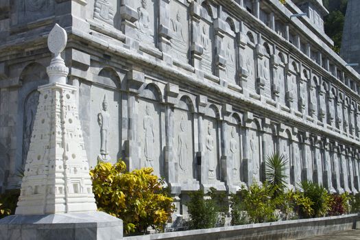 The khao rup chang cave tempie, the bodh gaya chedi of Thailand. Sadao district of Songkhla