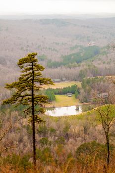 Uwharrie Mountain range in north carolina