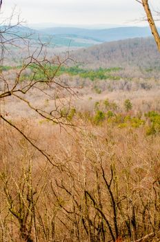 Uwharrie Mountain range in north carolina