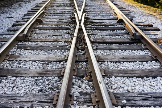 Train Tracks in the Morning - Western Texas (America)