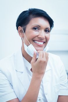 Portrait of a confident female dentist smiling