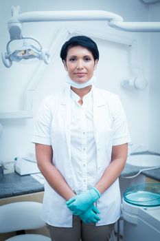 Portrait of confident female dentist