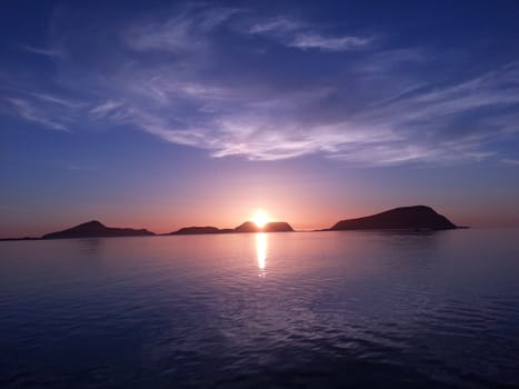 Sunset at Sunnmøre in April